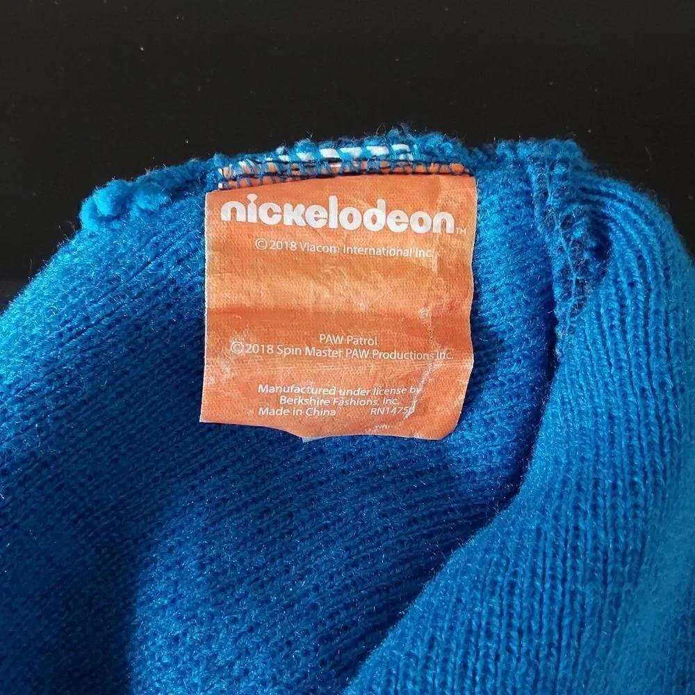 Nickelodeon Paw Patrol Toboggan Sz 2T-5T